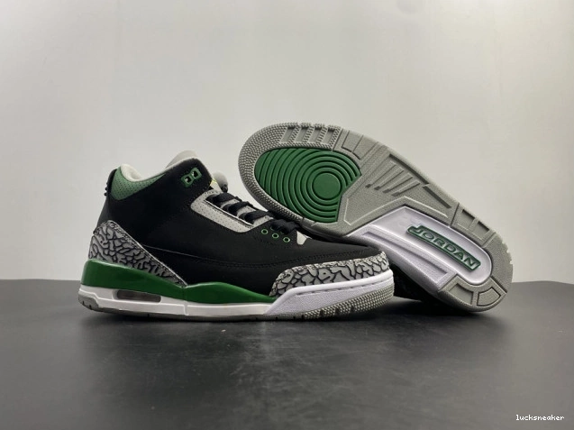 Reps LUCY Pine CT8532-030 Green Jordan 3 Air 0819